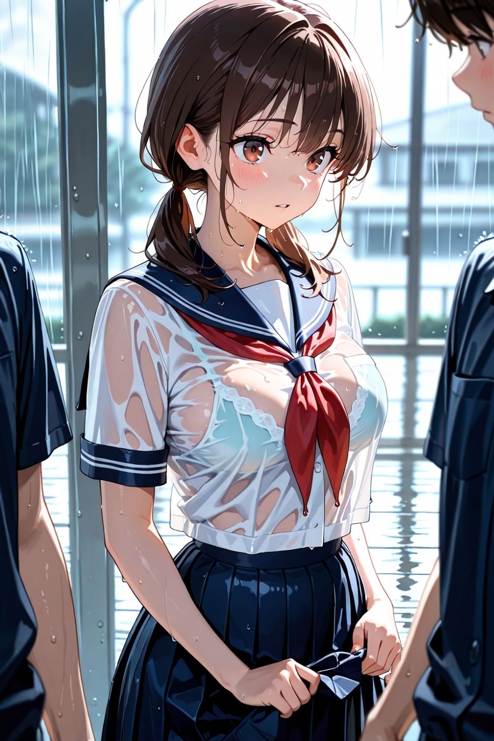 濡れた透け肌は欲望の標的 - サンプル画像 2