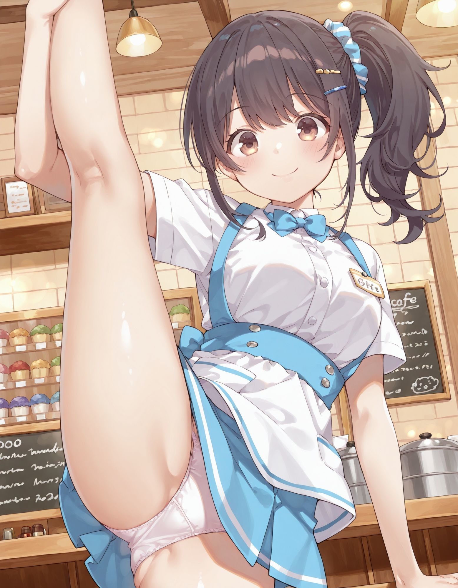 河〇まこのパンチラ〜ウェイトレス編〜 - サンプル画像 3