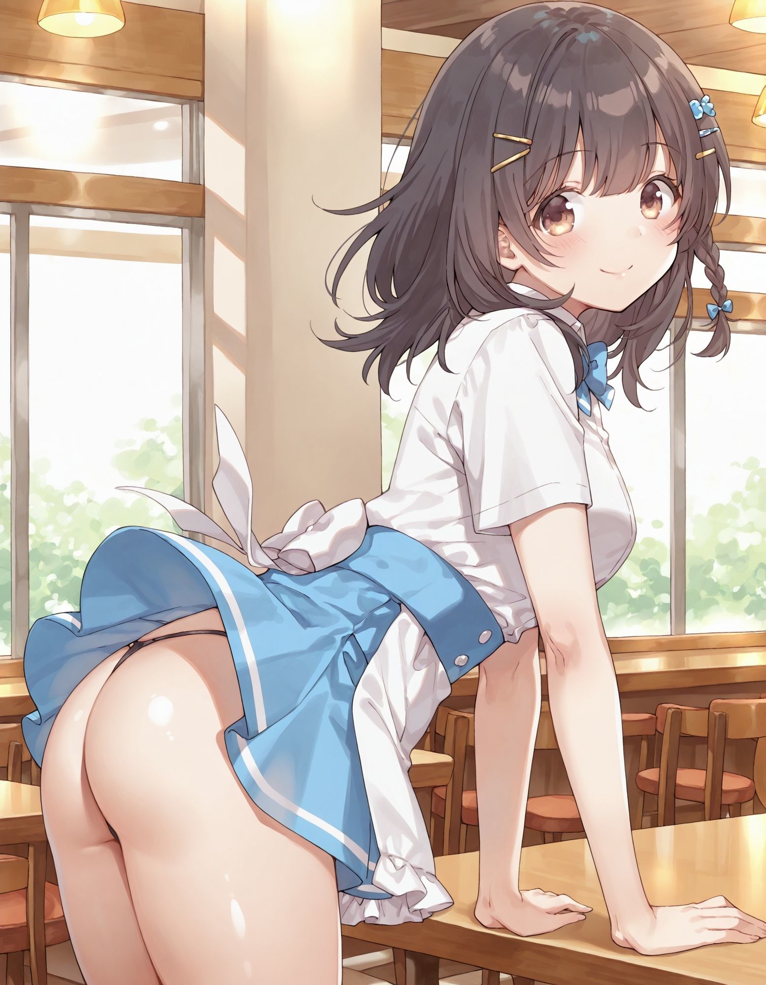 河〇まこのパンチラ〜ウェイトレス編〜 - サンプル画像 7