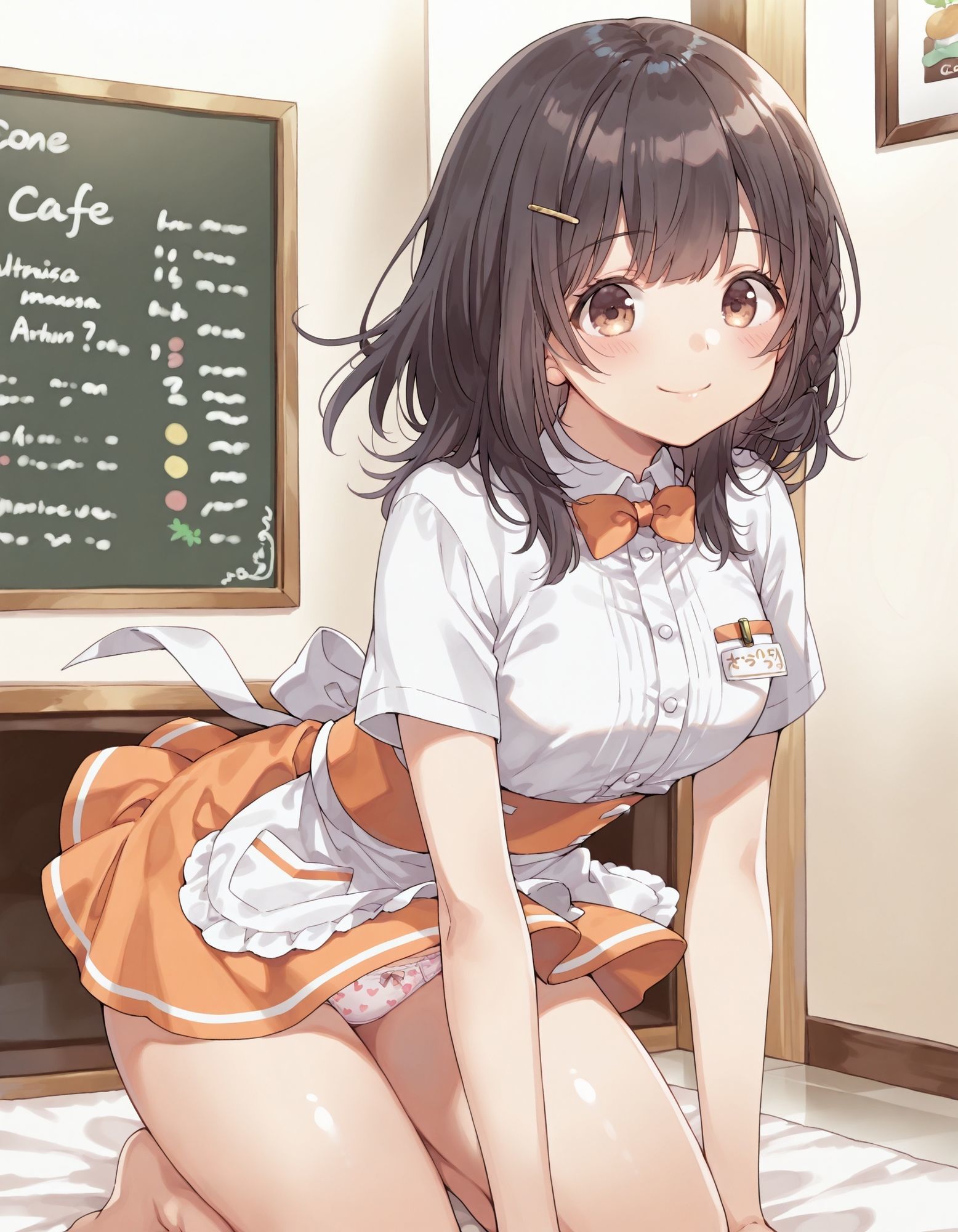 河〇まこのパンチラ〜ウェイトレス編〜 - サンプル画像 8