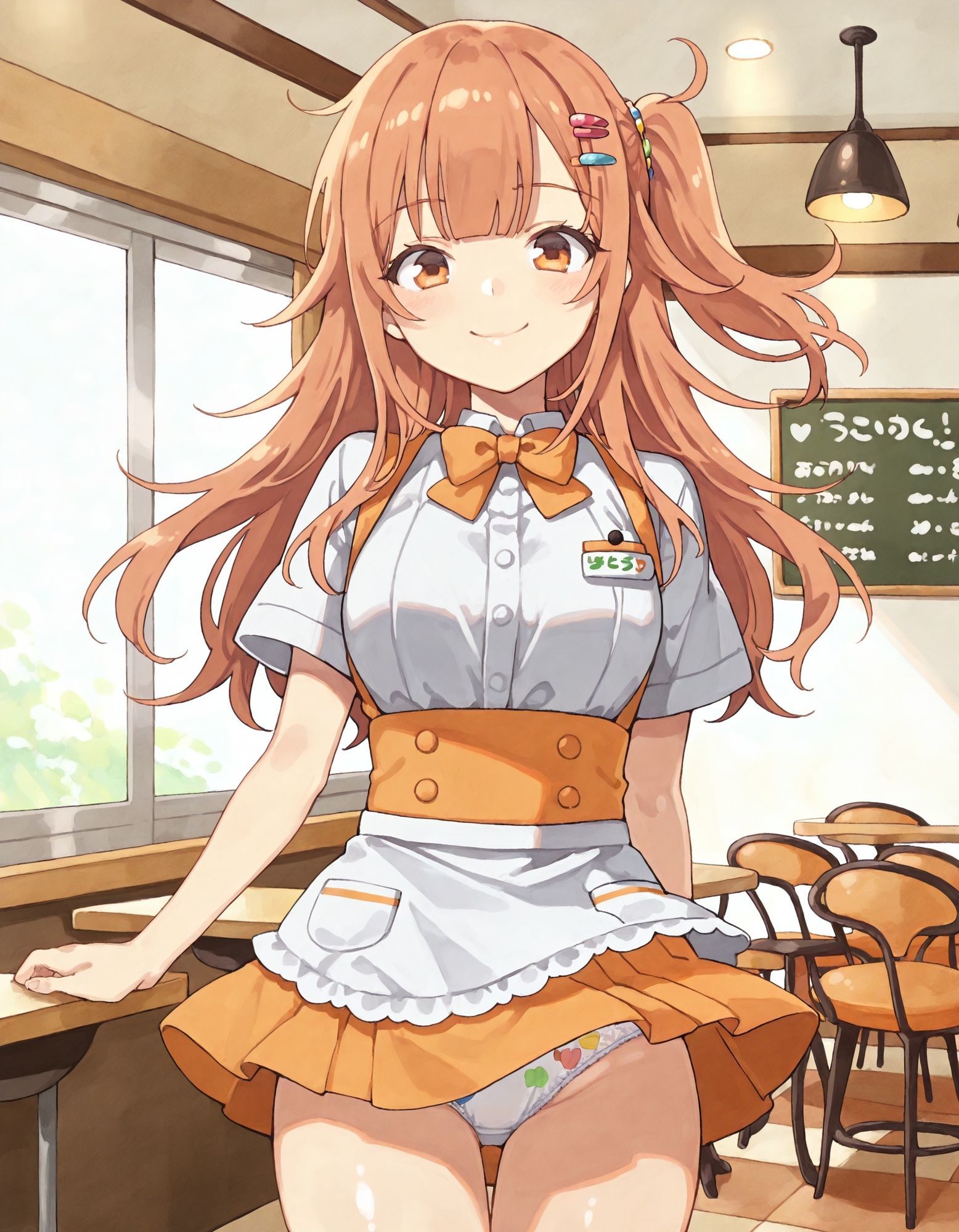 小〇しのんのパンチラ〜ウェイトレス編〜 - サンプル画像 1