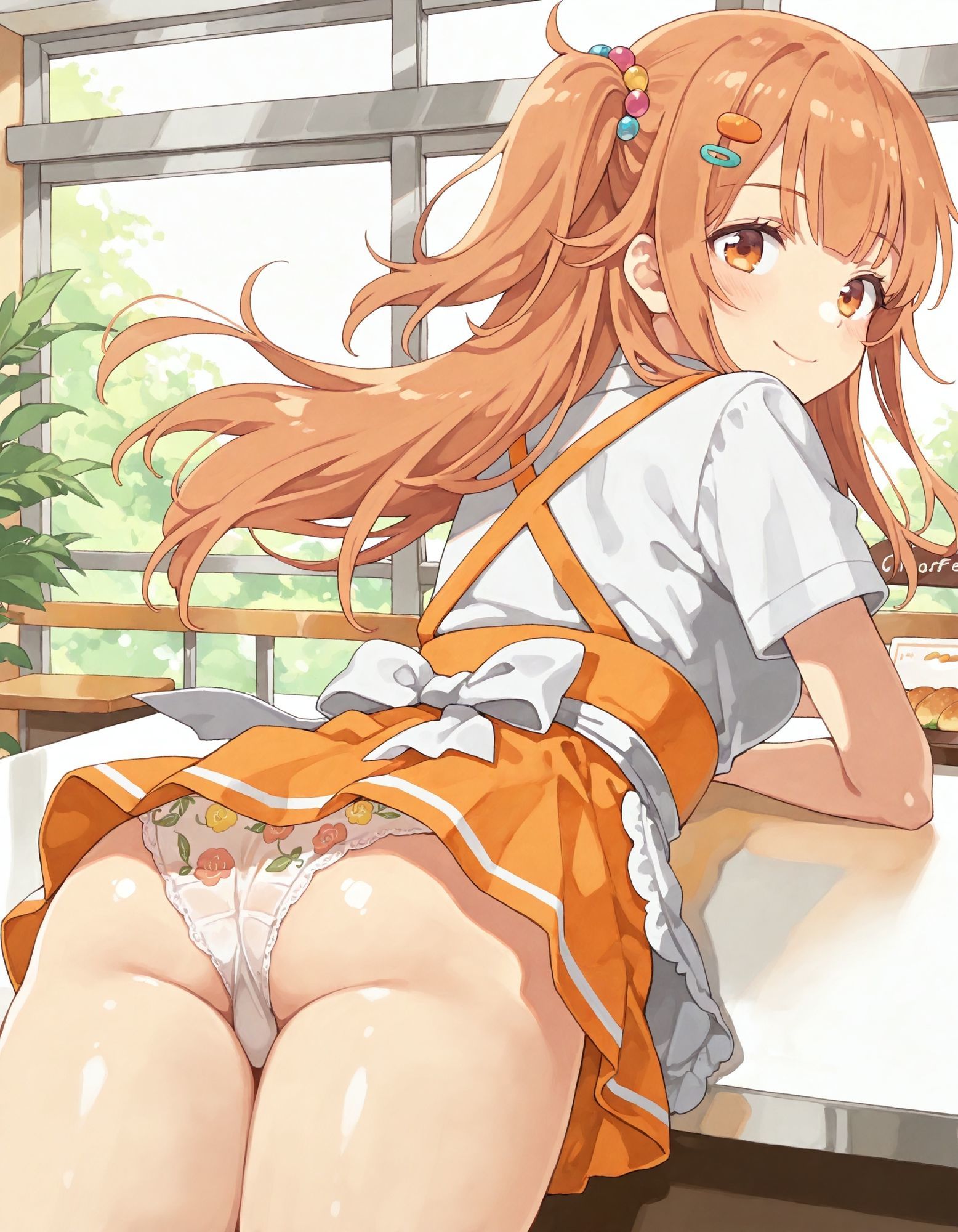 小〇しのんのパンチラ〜ウェイトレス編〜 - サンプル画像 4