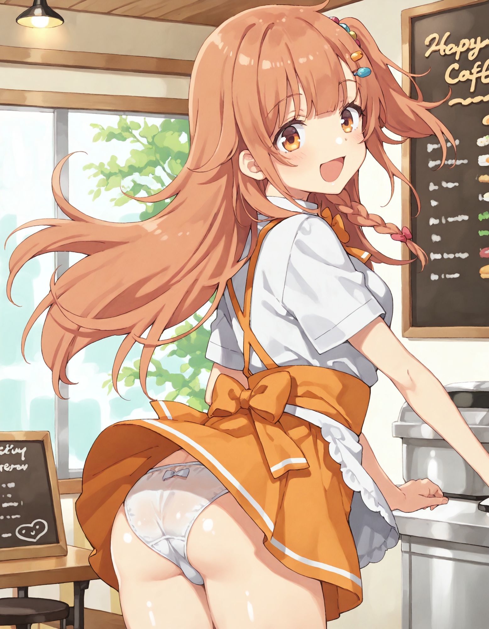 小〇しのんのパンチラ〜ウェイトレス編〜 - サンプル画像 5