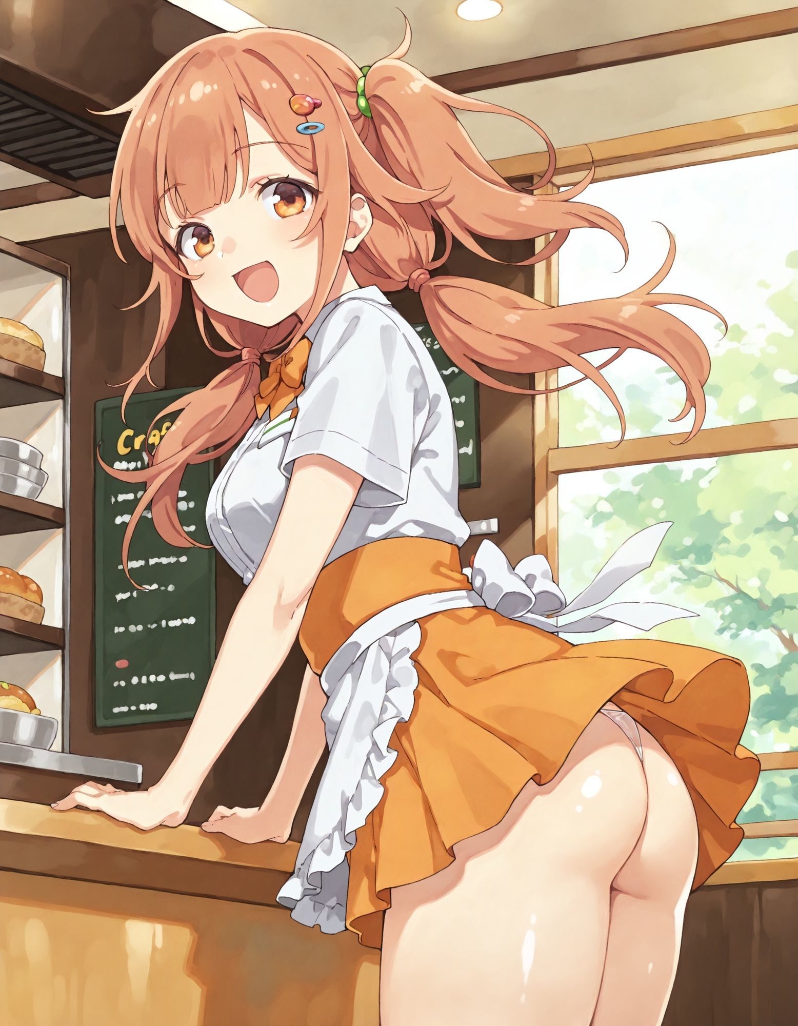 小〇しのんのパンチラ〜ウェイトレス編〜 - サンプル画像 7