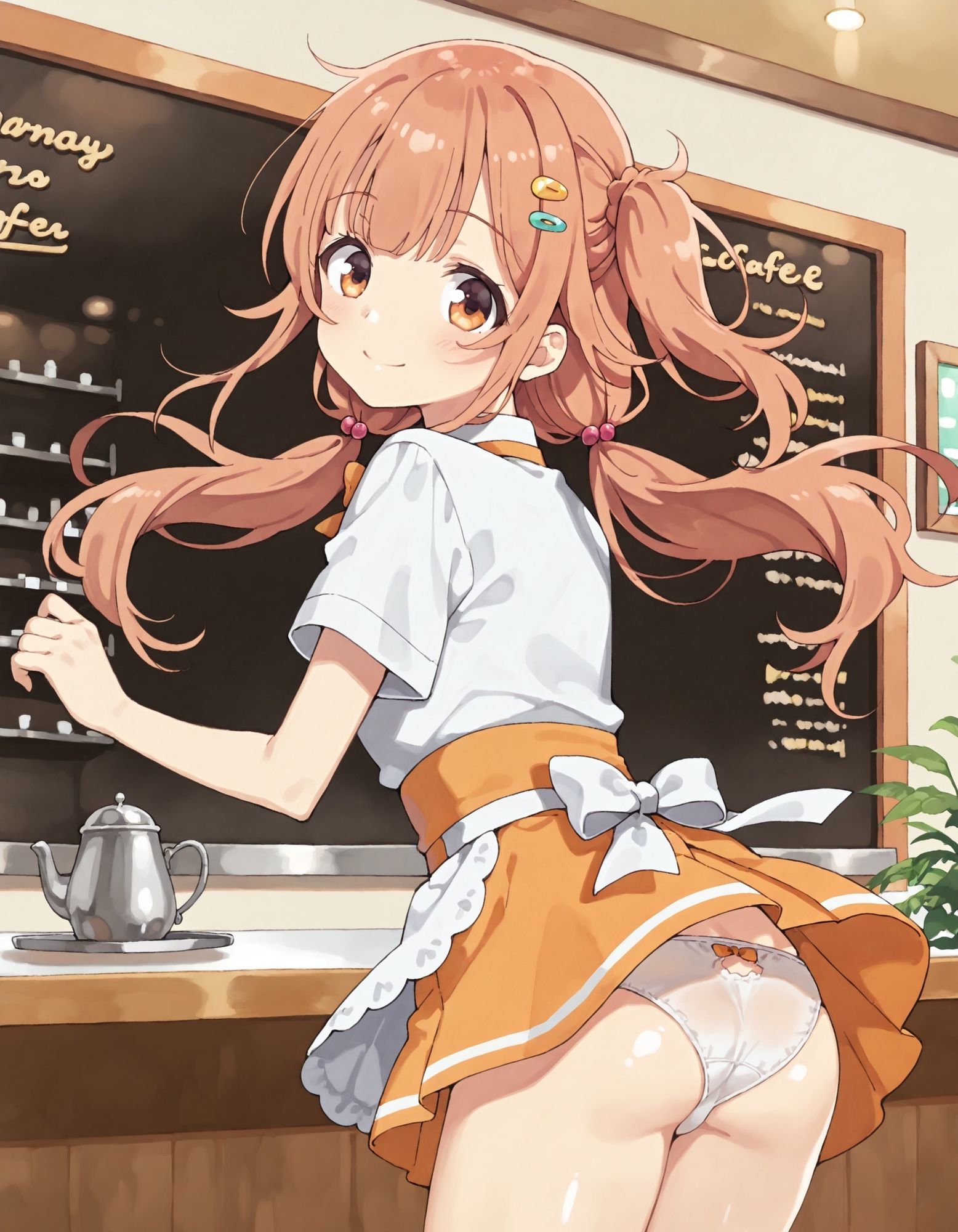 小〇しのんのパンチラ〜ウェイトレス編〜 - サンプル画像 8