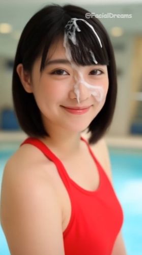 顔射後の余韻 - 水着編 Vol.2 - サンプル画像 4