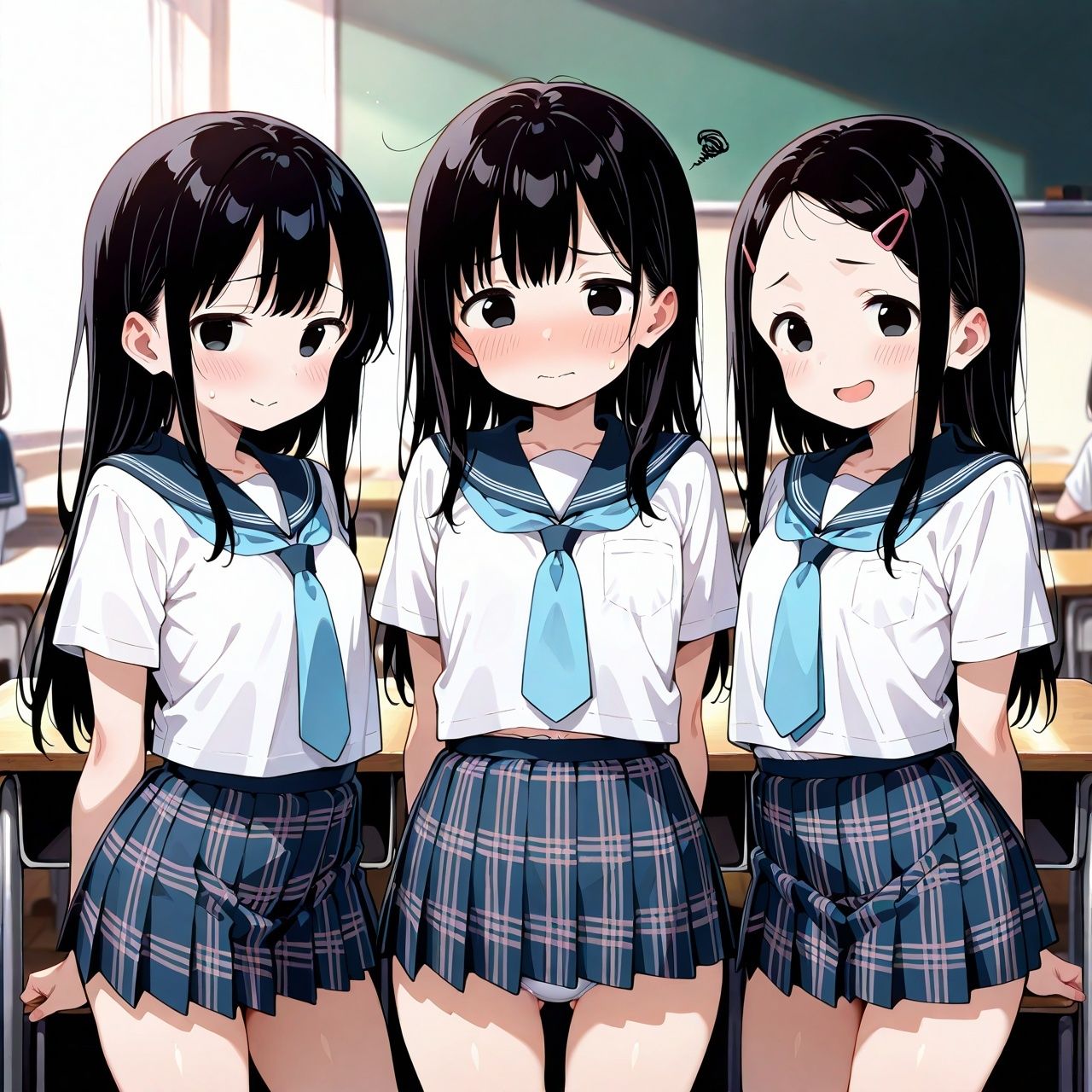 つるぺたビッチ【ハーレム学園 高画質 中出し R18】 - サンプル画像 3