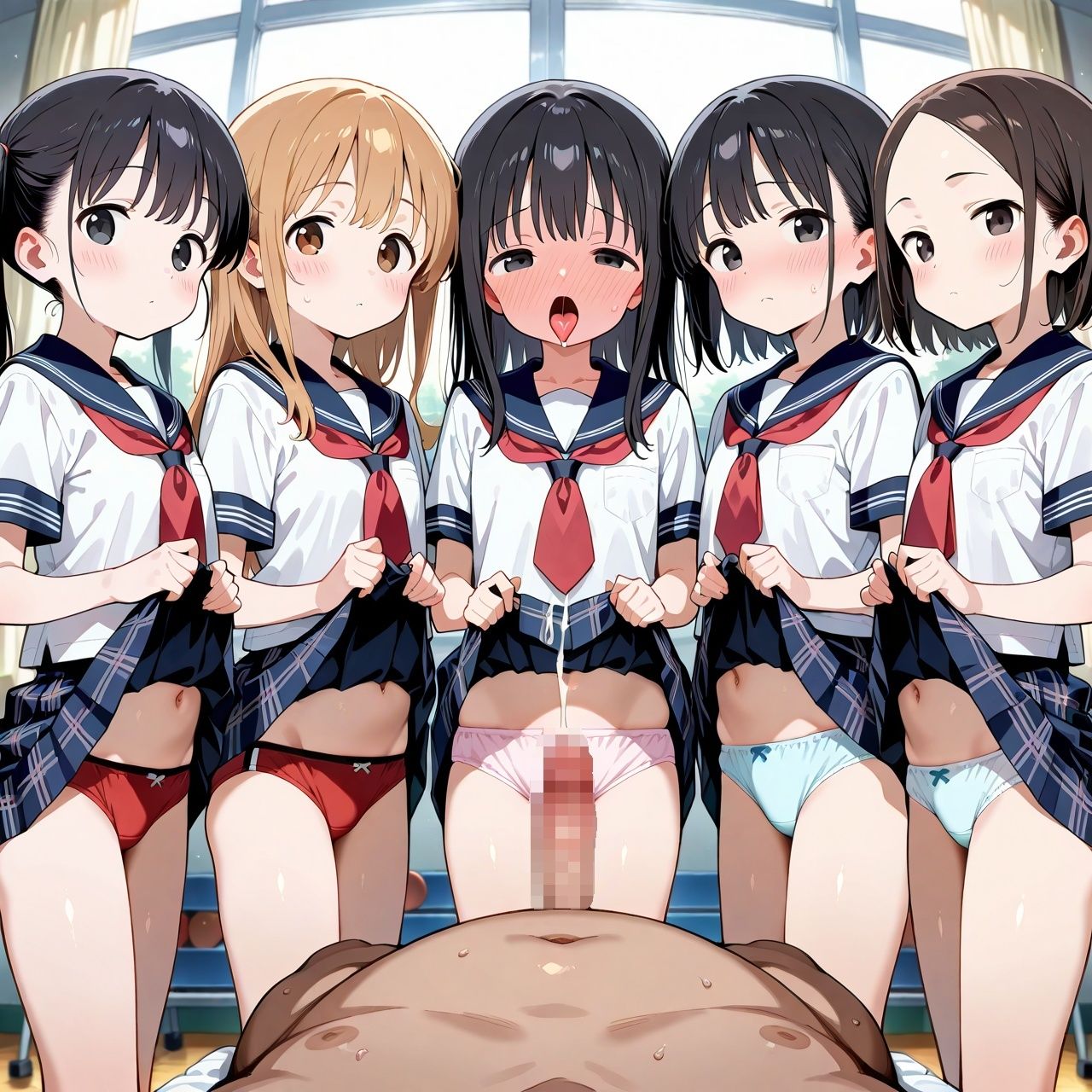 つるぺたビッチ【ハーレム学園 高画質 中出し R18】 - サンプル画像 7