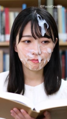 顔射後の余韻 - 読書編 Vol.1 - サンプル画像 3