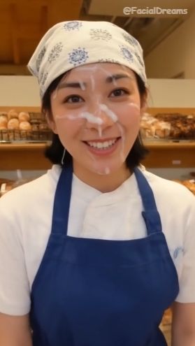 顔射後の余韻 - エプロン編 Vol.3 - サンプル画像 2