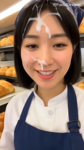 顔射後の余韻 - エプロン編 Vol.3 - サンプル画像 3