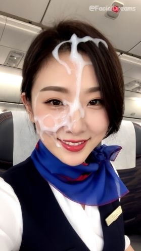 顔射後の余韻 - CA編 Vol.2 - サンプル画像 1