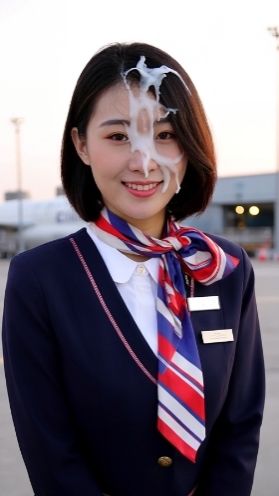 顔射後の余韻 - CA編 Vol.2 - サンプル画像 3