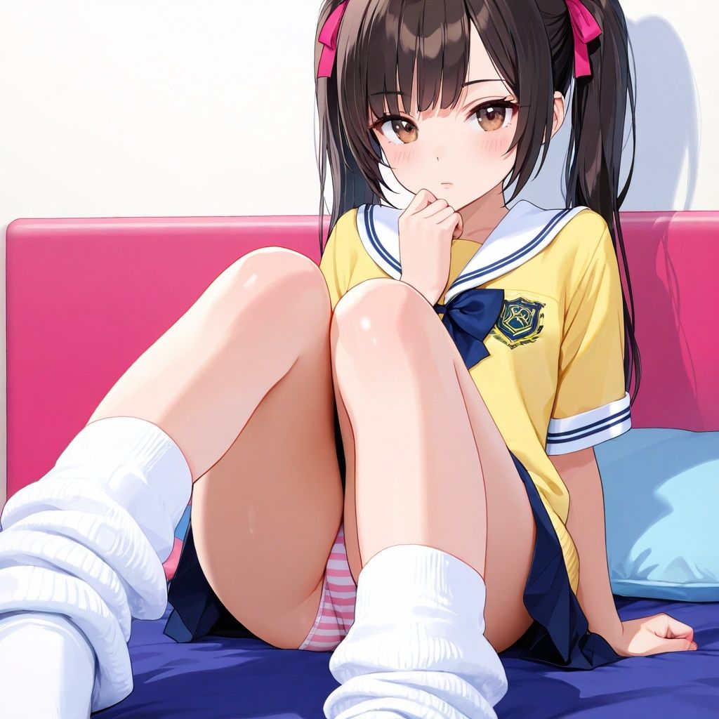 ルーズソックスJKのM字パンチラ  Vol.4 - サンプル画像 10