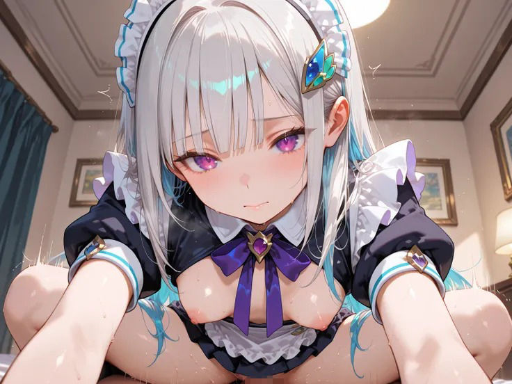 社会勉強のつもりがうっかり性的な奉仕をするメイドとして採用されてしまった皇女様 - サンプル画像 3