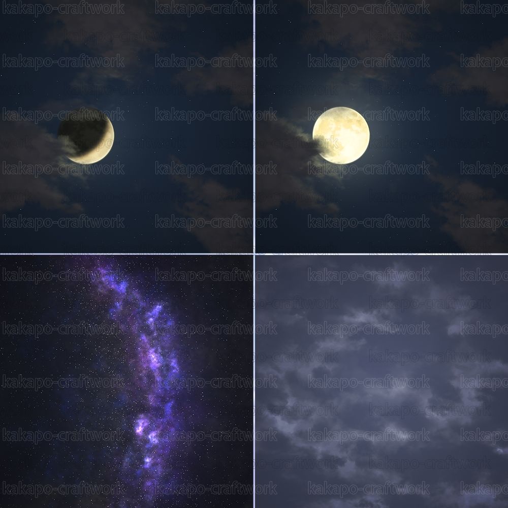 背景素材 見上げる空詰め合わせ - サンプル画像 4