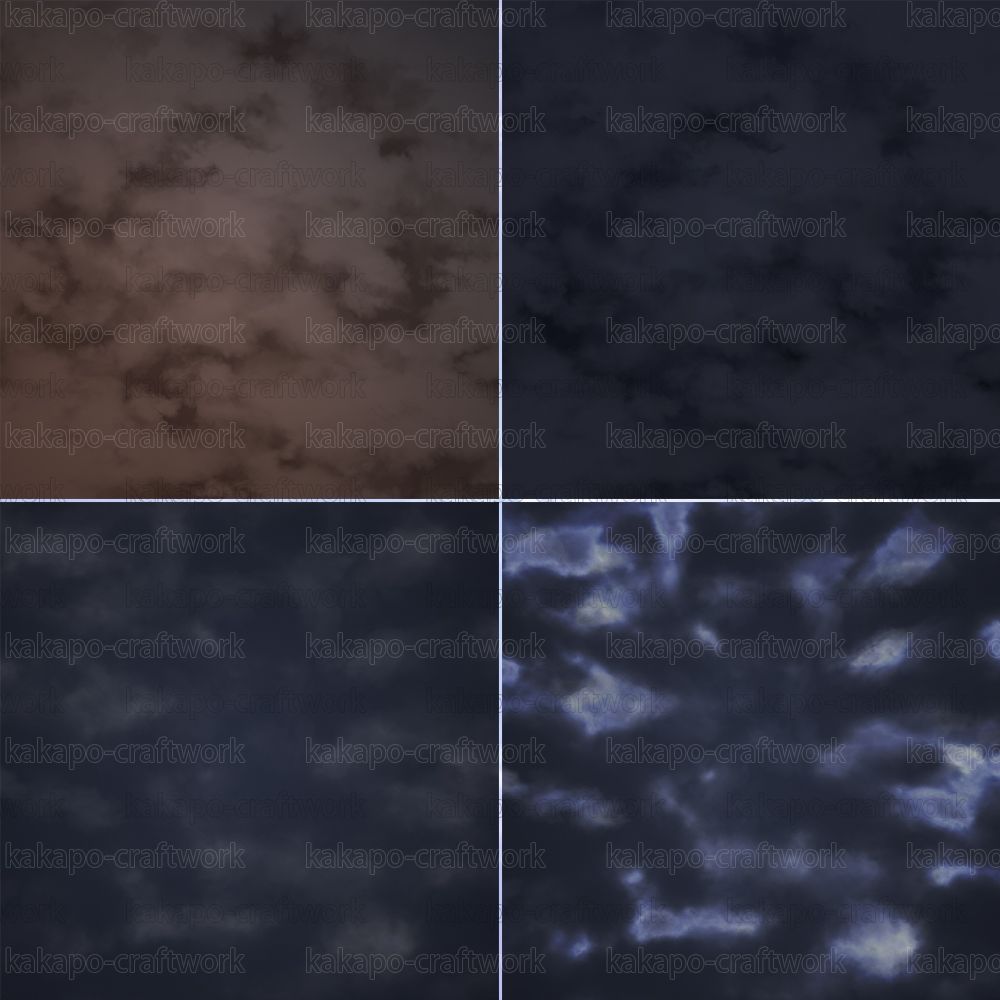 背景素材 見上げる空詰め合わせ - サンプル画像 5