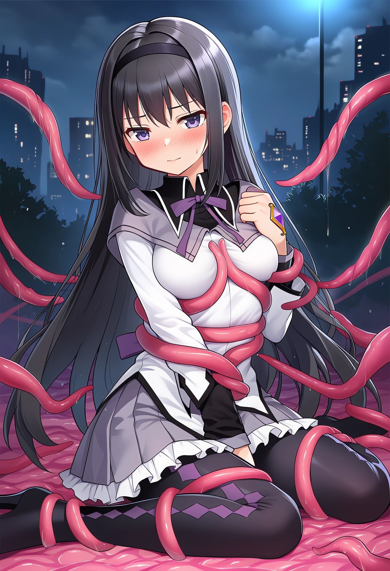 魔法少女触手えっちAIイラスト集 - サンプル画像 9