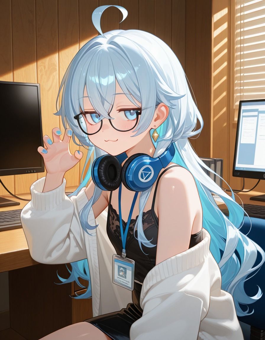 OL男の娘の残業ひとりえっち - サンプル画像 1