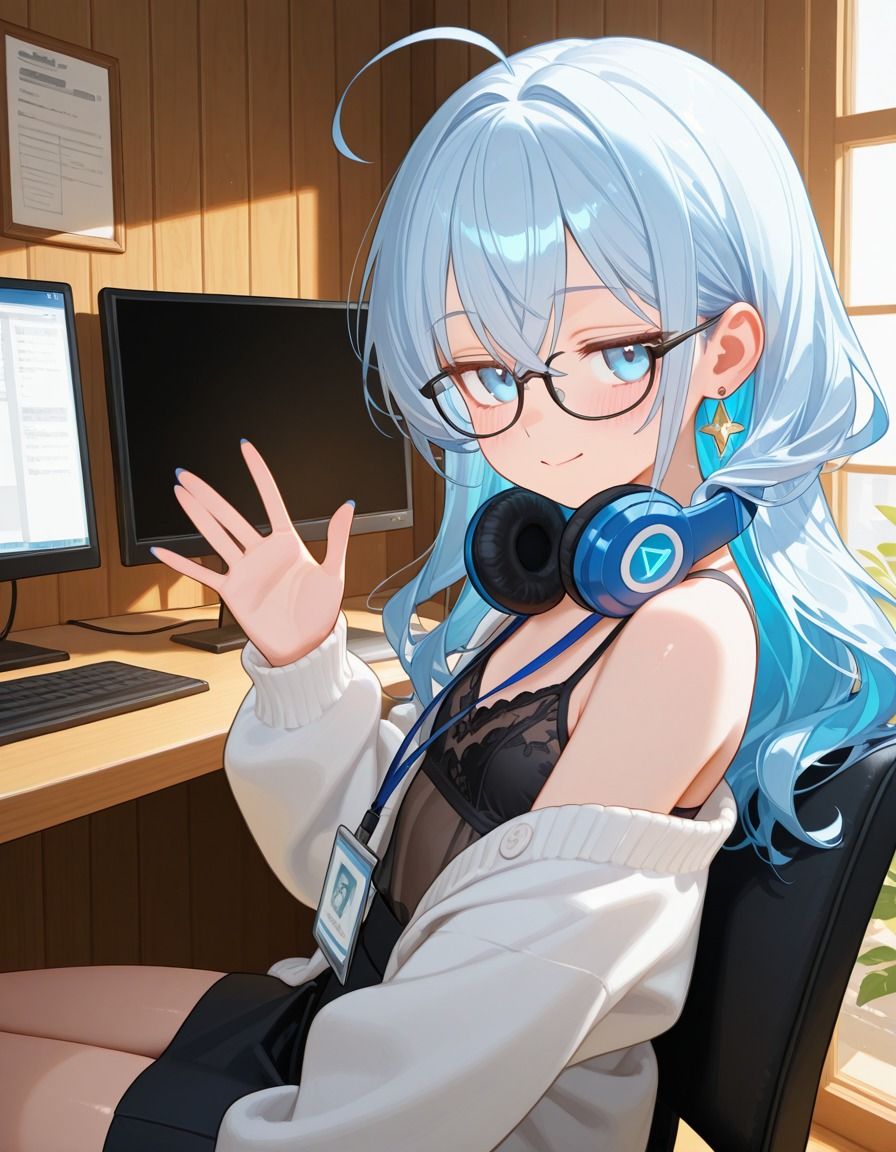 OL男の娘の残業ひとりえっち - サンプル画像 2