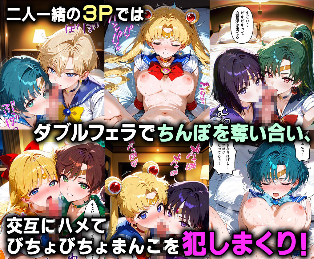 ふたりは俺のオナペットっ！セーラー戦士総集編1 - サンプル画像 4