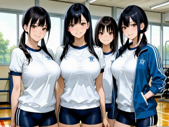 放課後は淫乱JKたちの生ハメ乱交天国 - サンプル画像 1