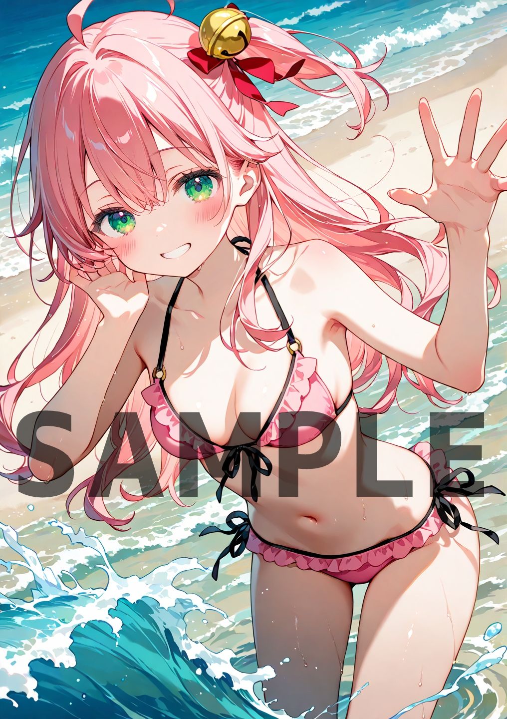 水着さくらみことビーチSEX - サンプル画像 1