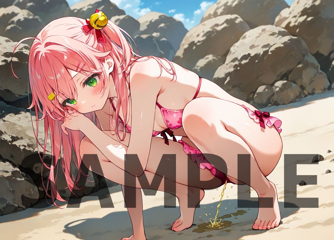 水着さくらみことビーチSEX - サンプル画像 3