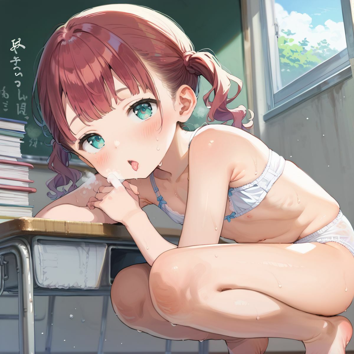 純粋無垢なちっぱい少女は白下着しか着ない03 - サンプル画像 1