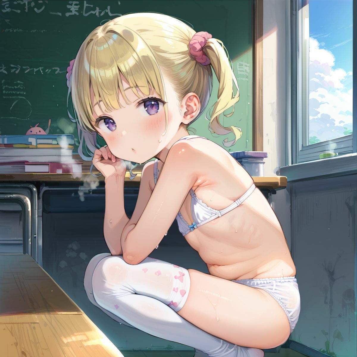 純粋無垢なちっぱい少女は白下着しか着ない04 - サンプル画像 6