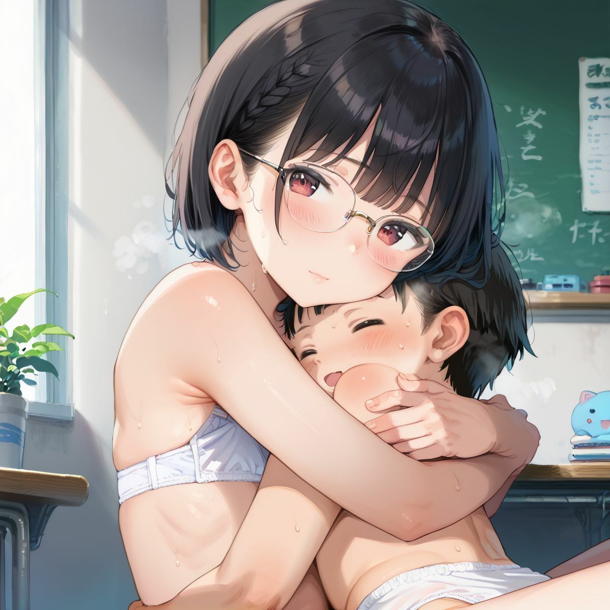 純粋無垢なちっぱい少女は白下着しか着ない05 - サンプル画像 3