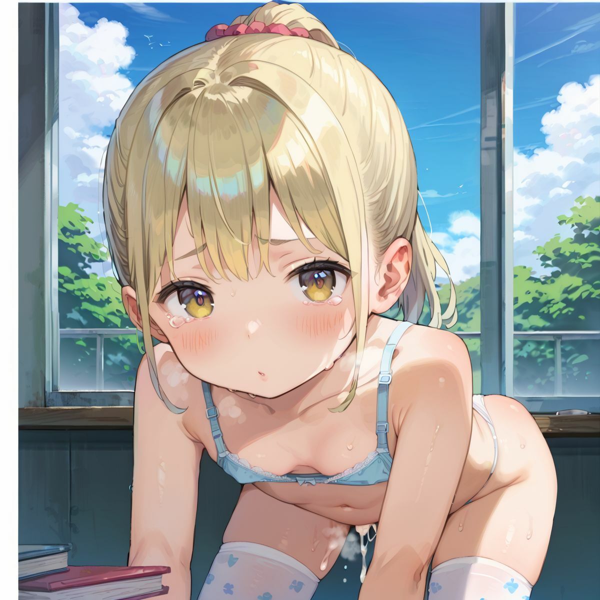 純粋無垢なちっぱい少女は白下着しか着ない05 - サンプル画像 4