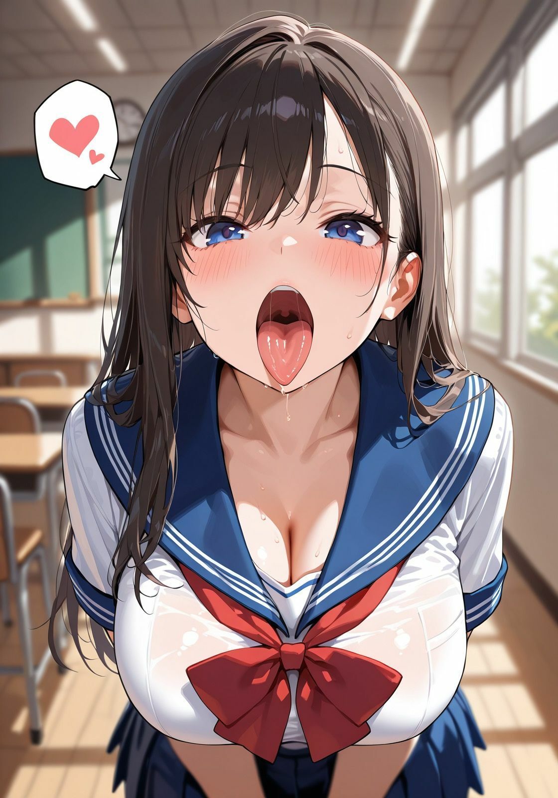 俺の妹がこんなに巨乳なわけがない  近親相姦×制服×巨乳 - サンプル画像 1