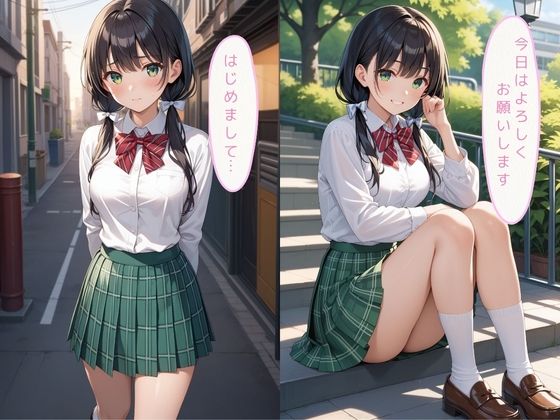 同級生では物足りない美少女J〇が放課後にパパ活！〜清楚JK編〜 - サンプル画像 2