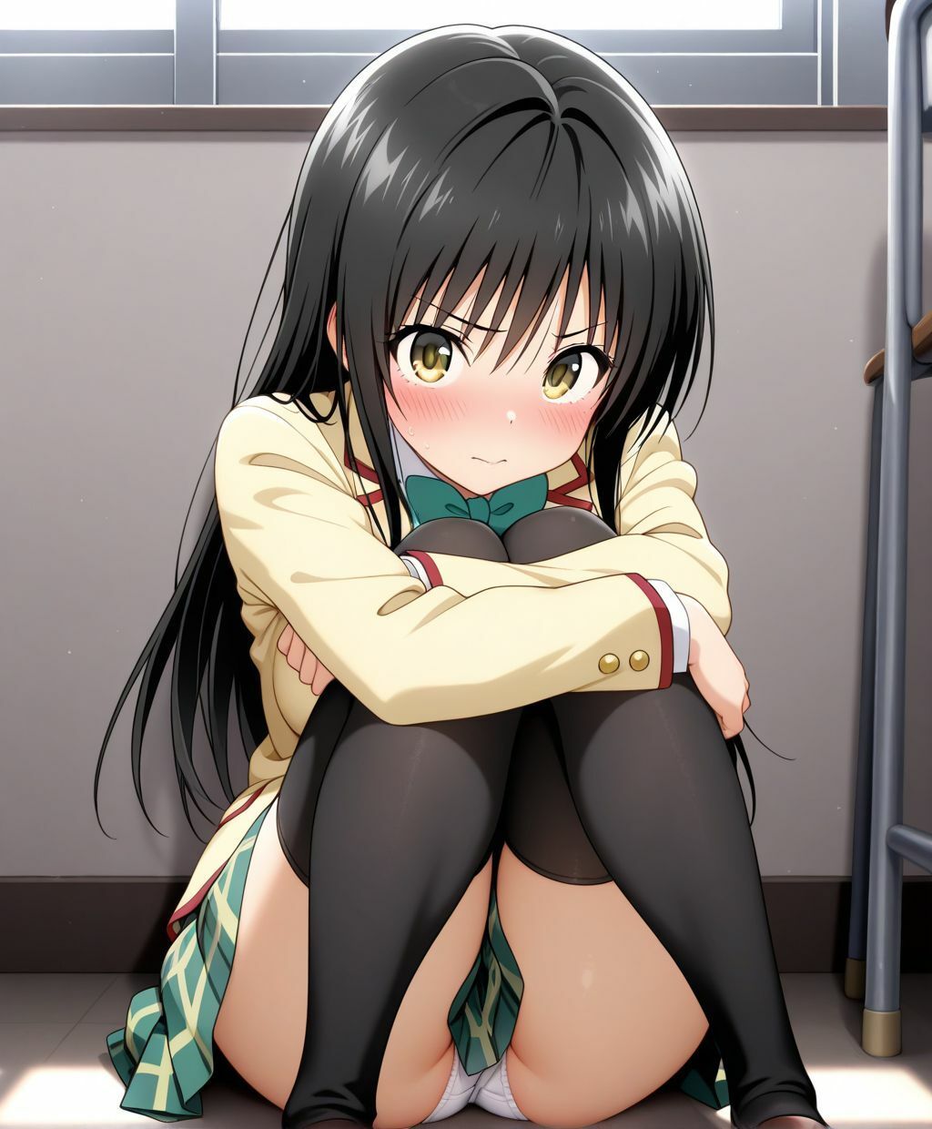 古〇川唯 風紀の乱れ - サンプル画像 1