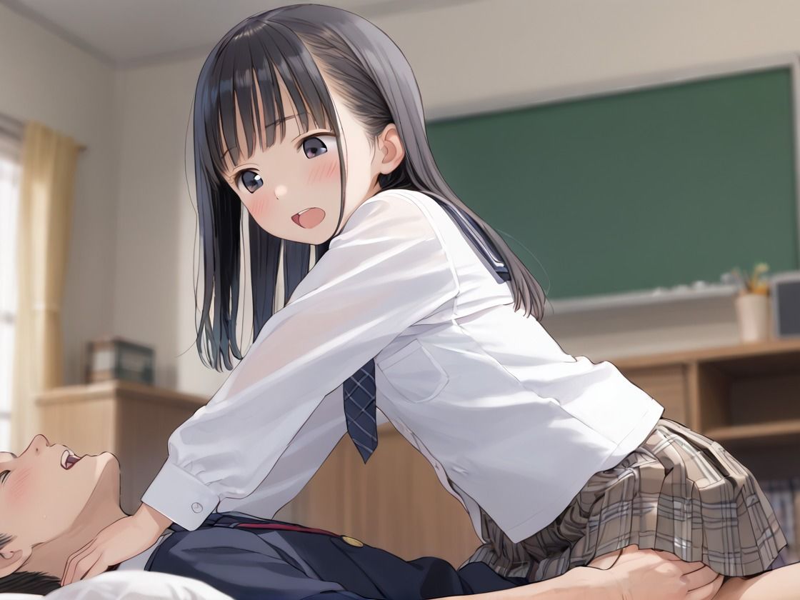 濃厚  中出し  つるぺた少女の日常  〜放課後生徒と秘密の子作り性教育〜 - サンプル画像 3