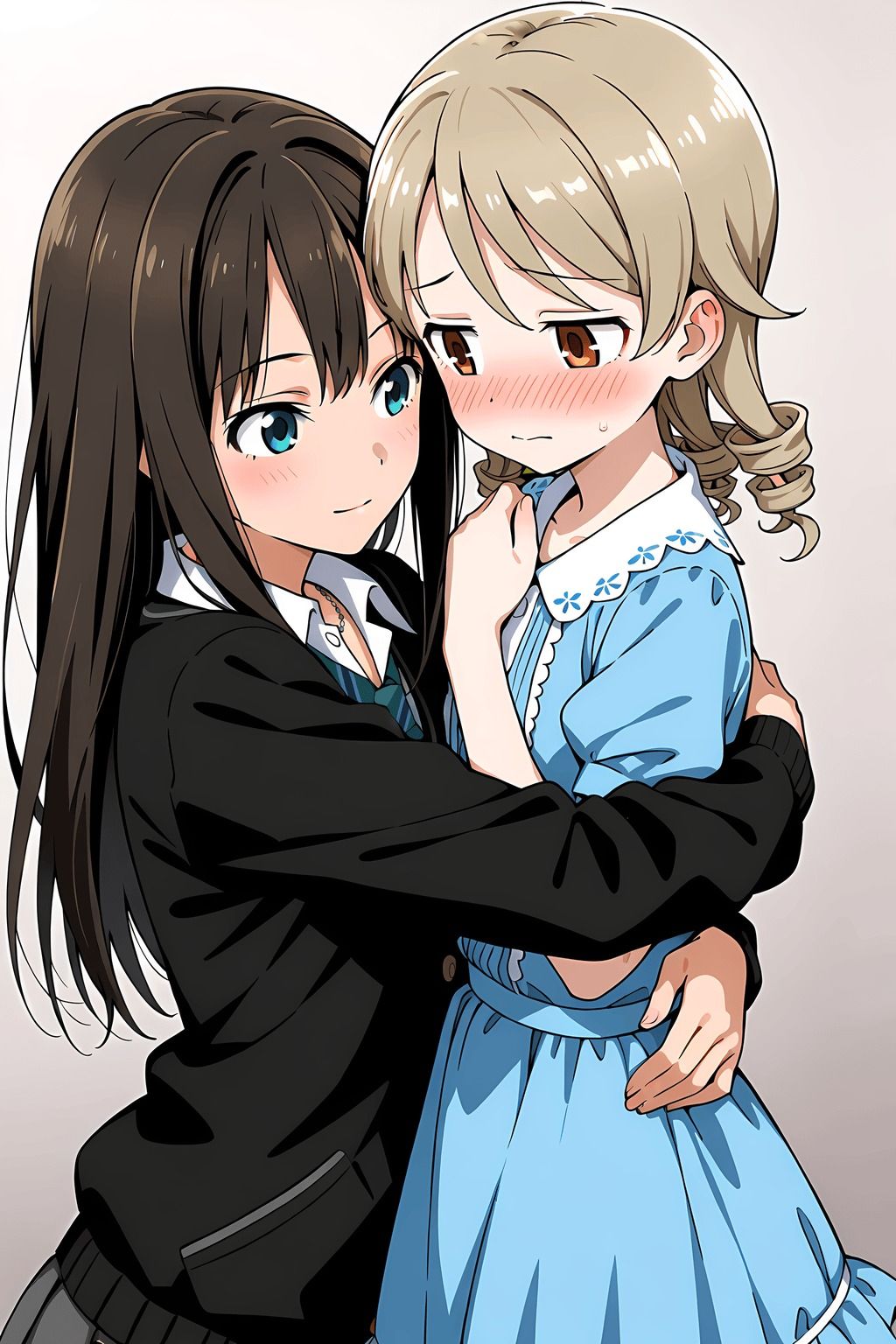 渋〇凛と森久〇乃々のイチャらぶエッチ本 - サンプル画像 3