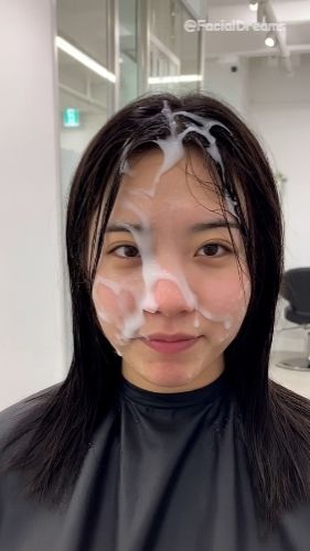 顔射後の余韻 - ヘアサロン編 Vol.1 - サンプル画像 5