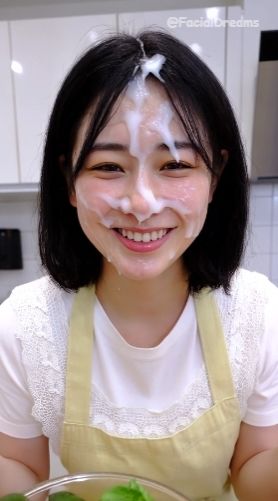 顔射後の余韻 - エプロン編 Vol.4 - サンプル画像 5