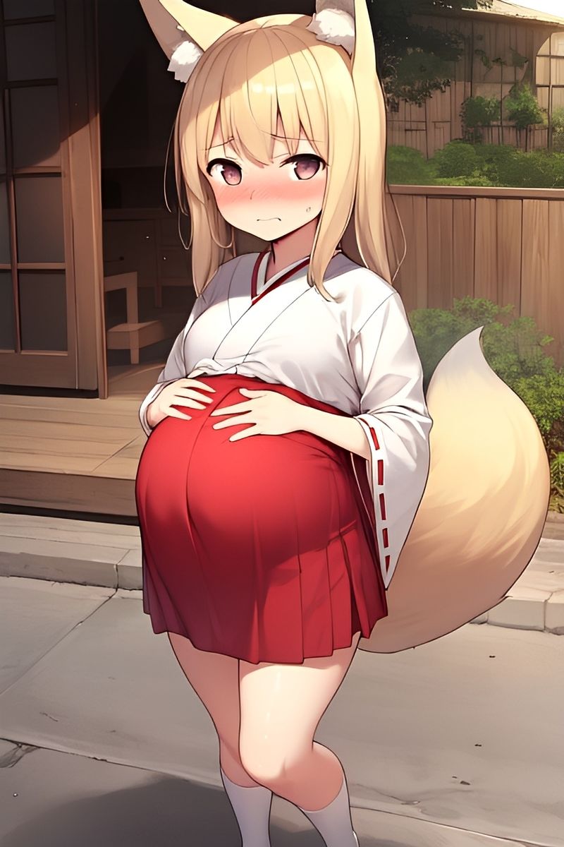 妊キツネ - サンプル画像 1