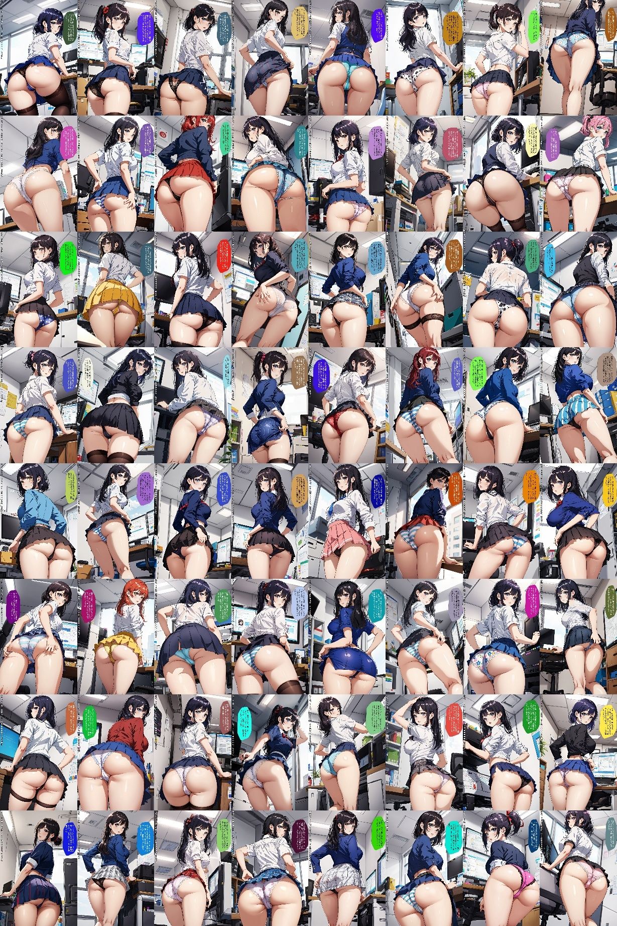 デカ尻OLのパンティ事情、知りたくない？ Vol.4（最終巻） - サンプル画像 9