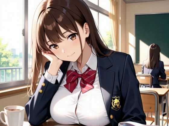 淫乱学園  キモ教師の絶倫生ち●ぽで種付けされる巨乳J● - サンプル画像 1