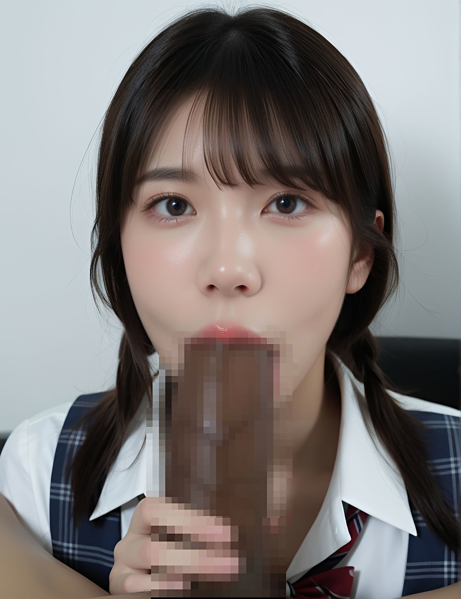 女子校生フェラチオ - サンプル画像 4