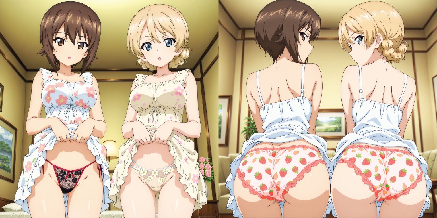 戦車道のパンツ2 - サンプル画像 1