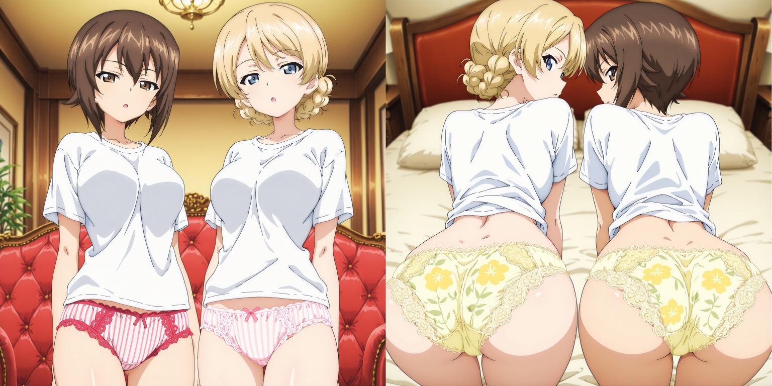 戦車道のパンツ2 - サンプル画像 2