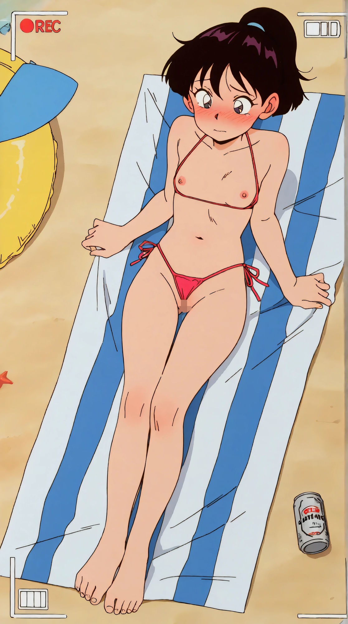 陽昇学園画像集ビーチ編 - サンプル画像 4