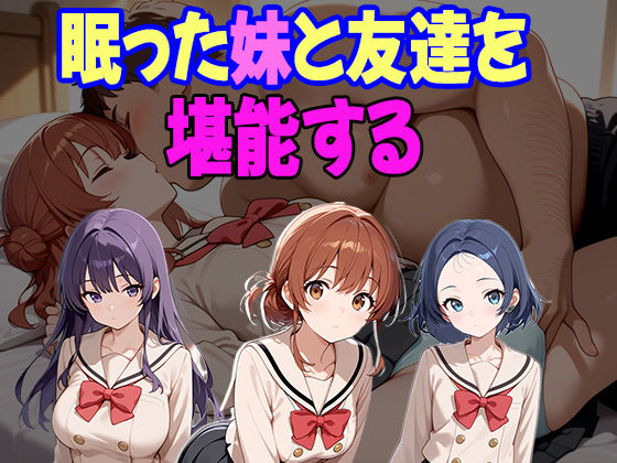 不登校の俺を説得に来た妹とその友達が眠ったので好き放題した話