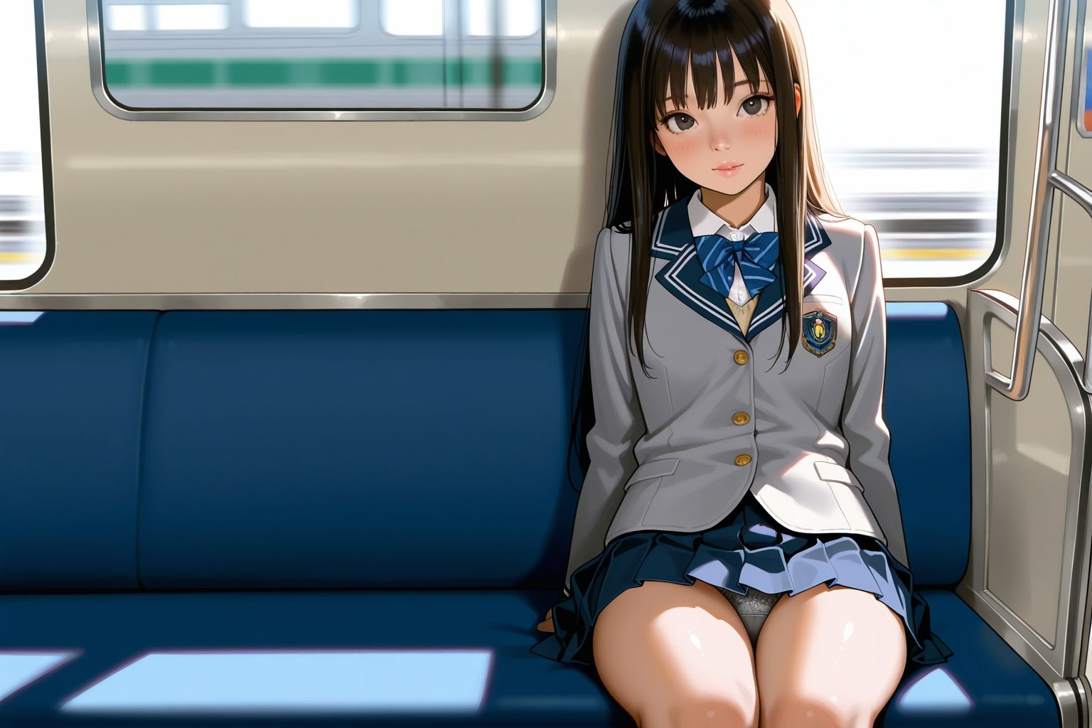 見てるのはスカート。でも本当は… - サンプル画像 8