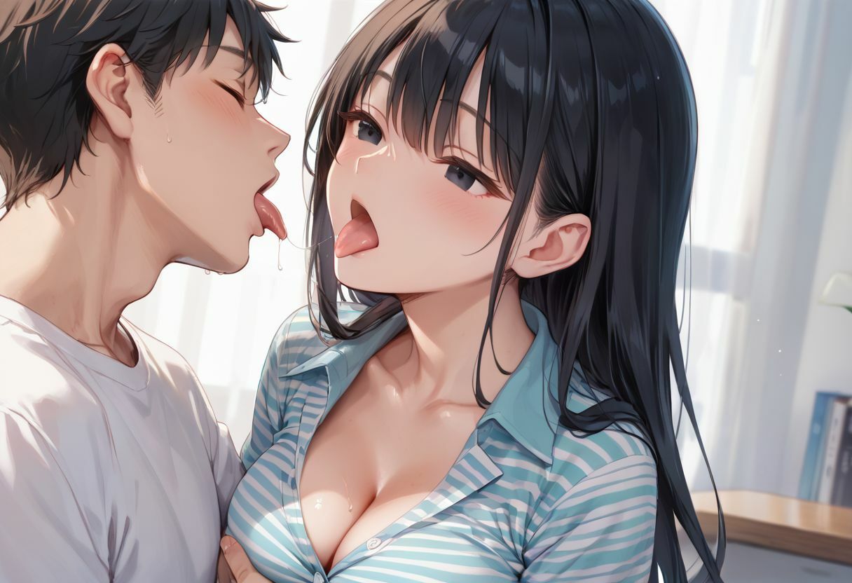 ニーハイもっちり太もも 先輩の彼女を寝取りSEX - サンプル画像 1