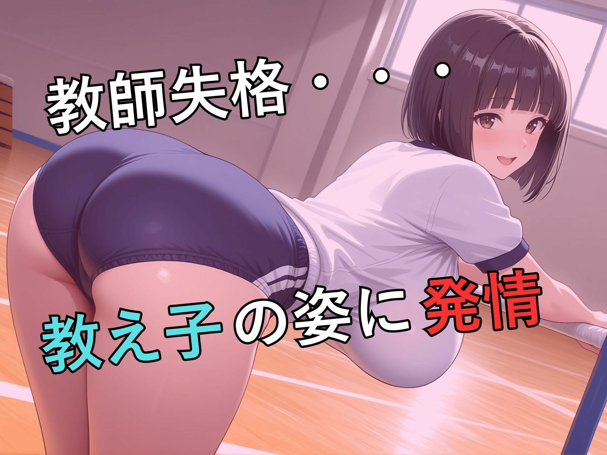 生徒に体操着で迫られて何度も中出しセックス  逢坂凛 - サンプル画像 2